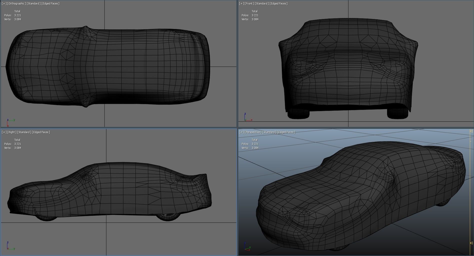 Car cover Low-poly 3D model_11