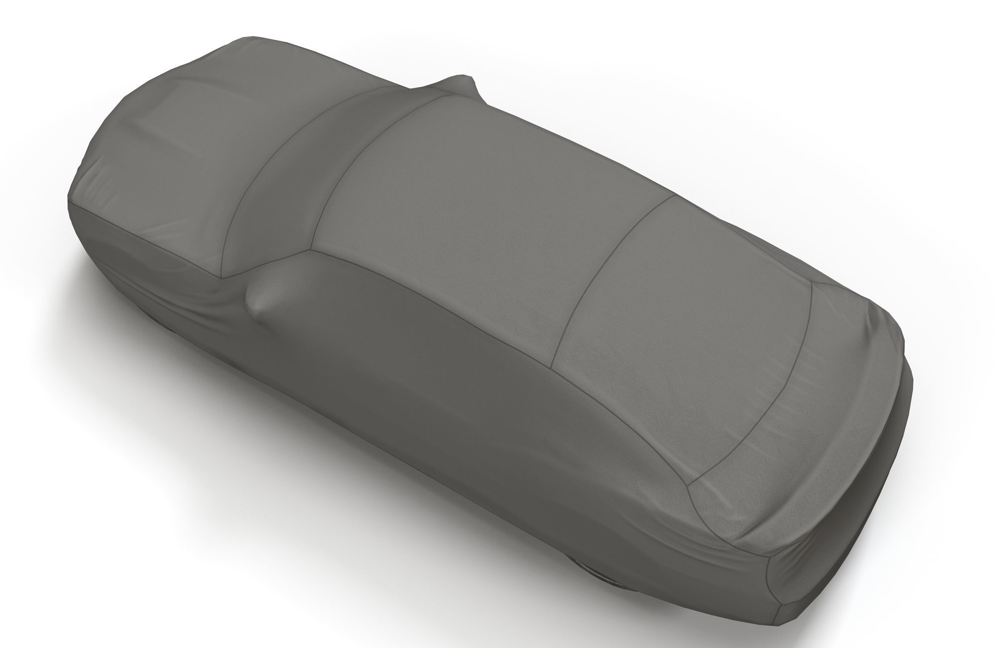 Car cover Low-poly 3D model_1