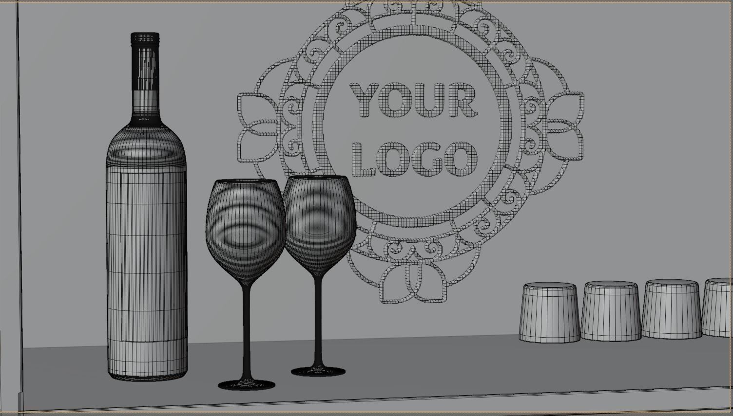 Office Scene 3D model_11