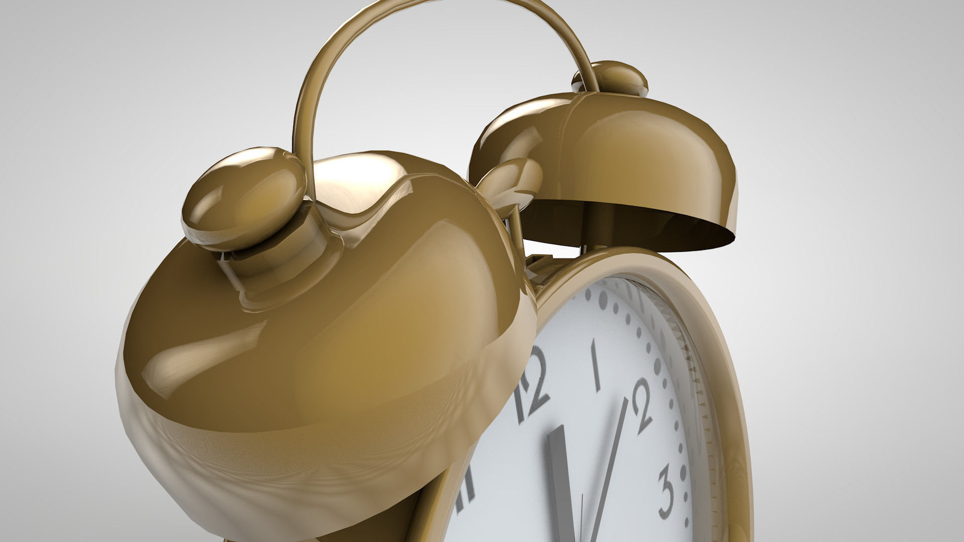 Alarm clock 3D model_2