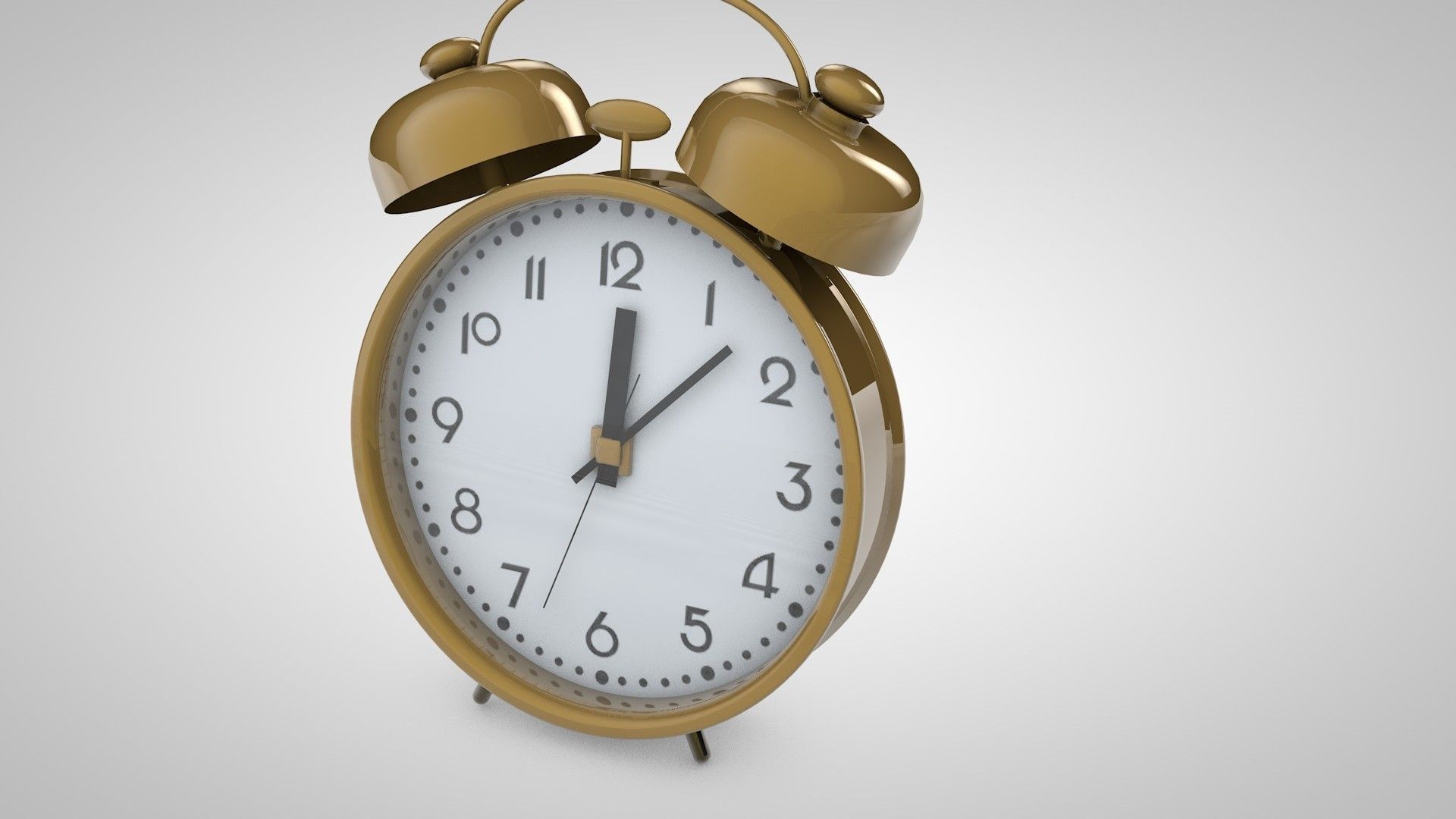 Alarm clock 3D model_1