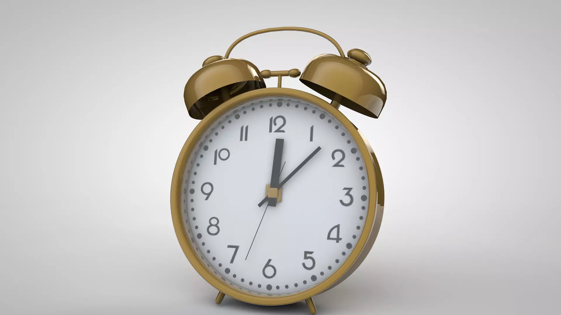 Alarm clock 3D model_0