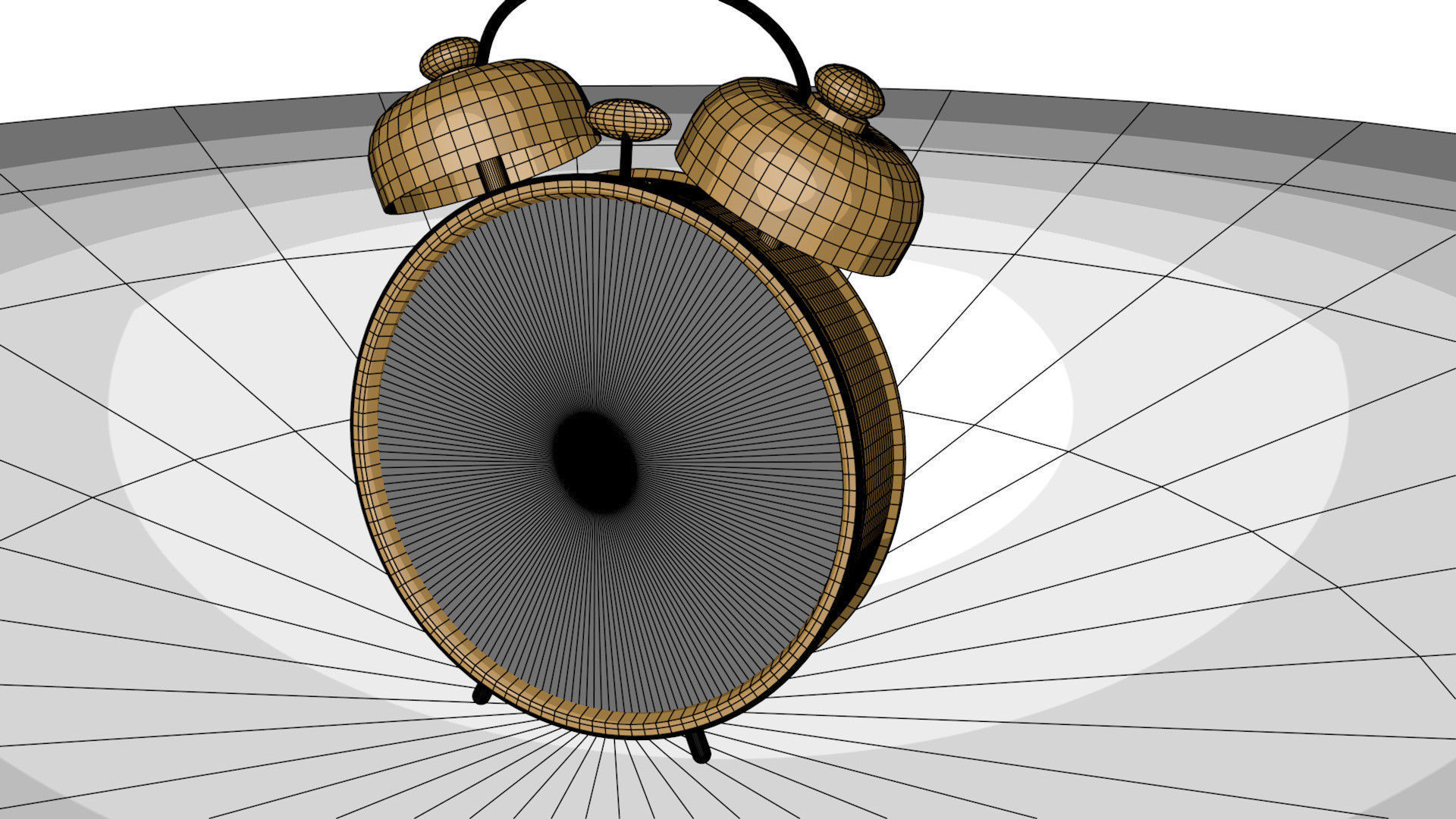 Alarm clock 3D model_3