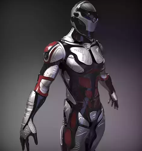 Sci-Fi Character 3D model