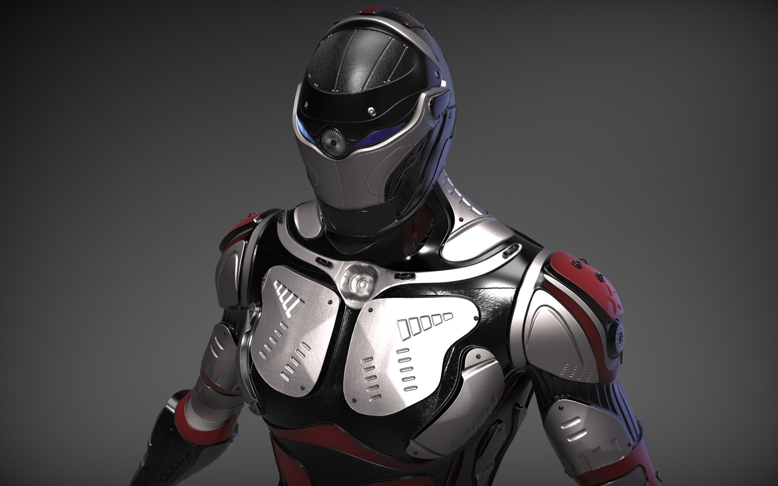 Sci-Fi Character 3D model_6