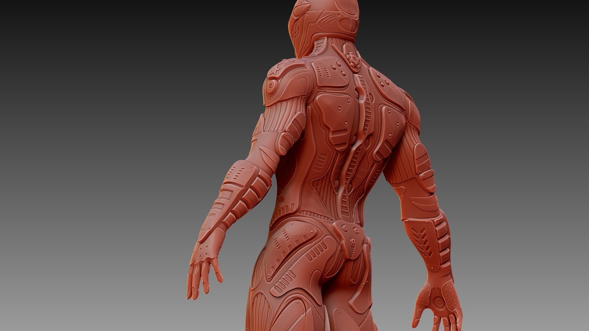 Sci-Fi Character 3D model_8