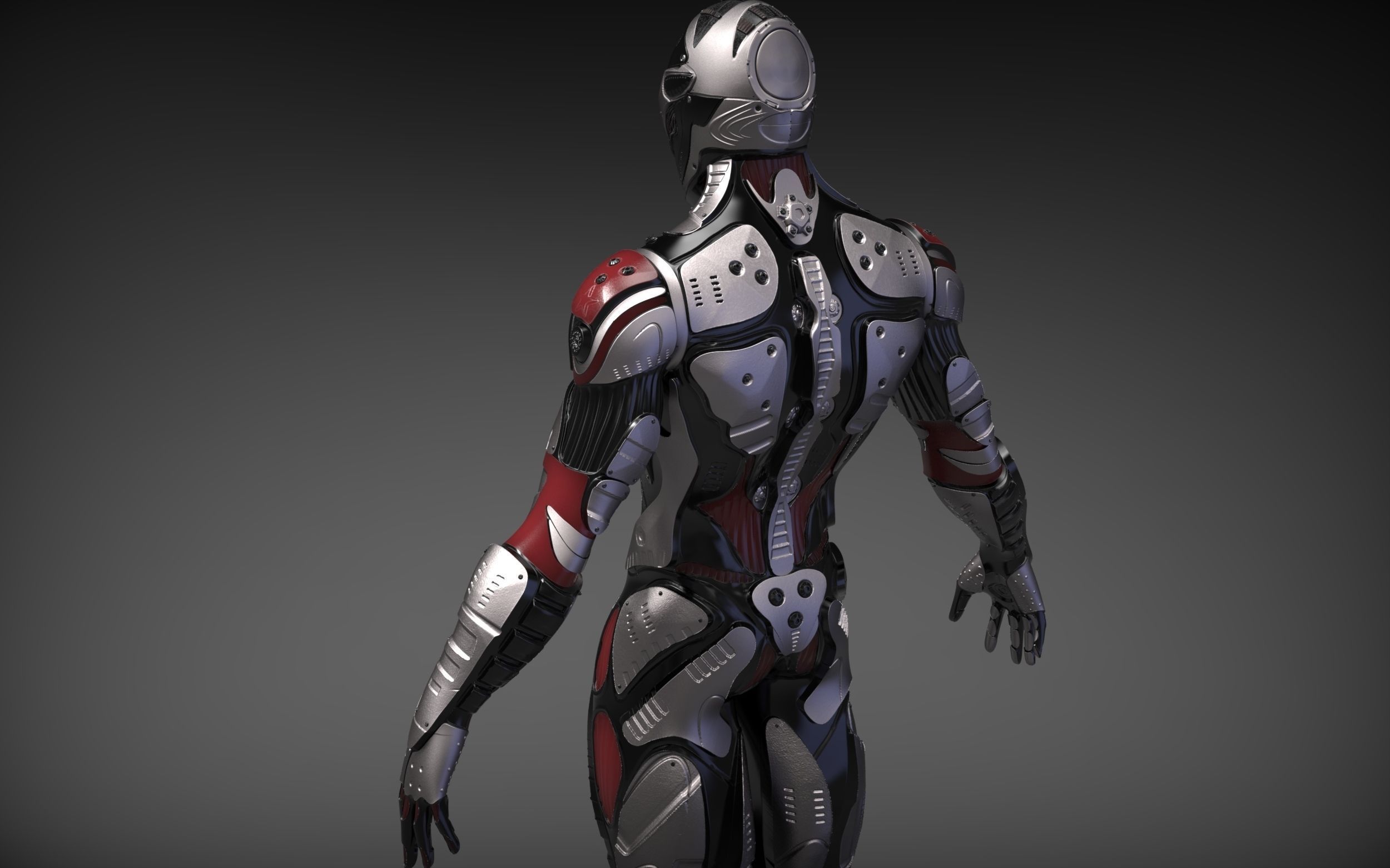 Sci-Fi Character 3D model_2