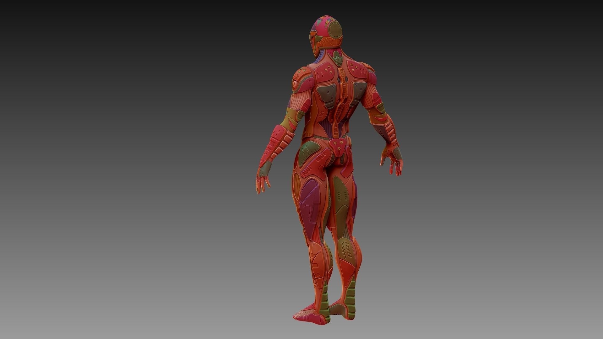 Sci-Fi Character 3D model_13