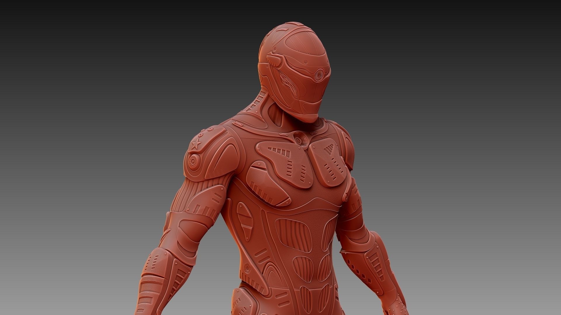 Sci-Fi Character 3D model_9