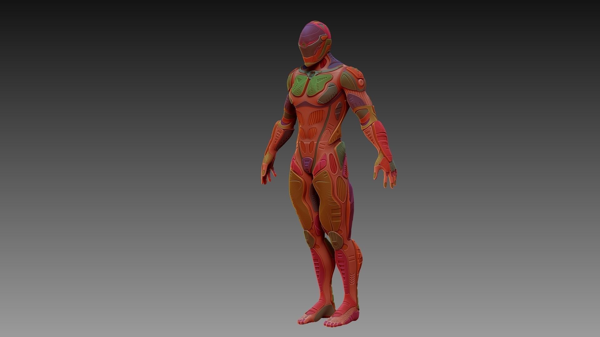 Sci-Fi Character 3D model_14