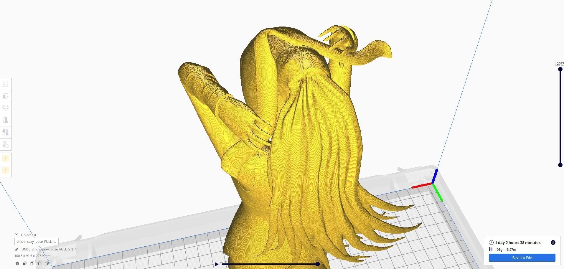 Dragonball Z Character - Sexy ChiChi 3D print model_43