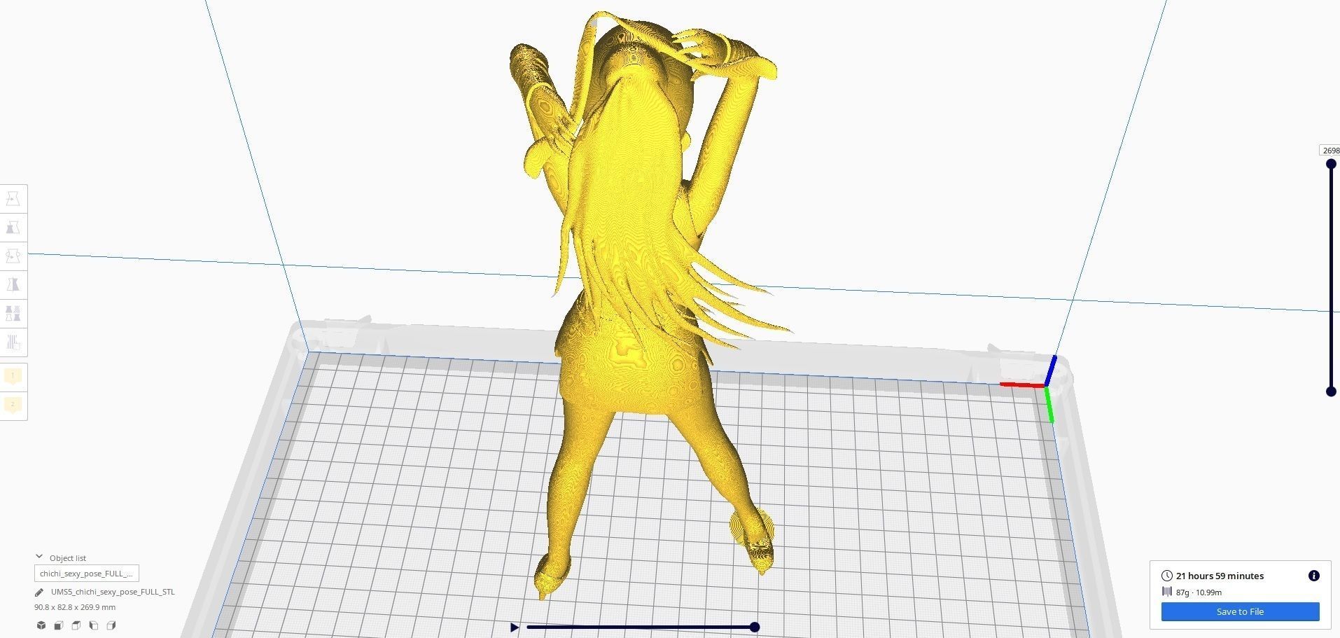 Dragonball Z Character - Sexy ChiChi 3D print model_33