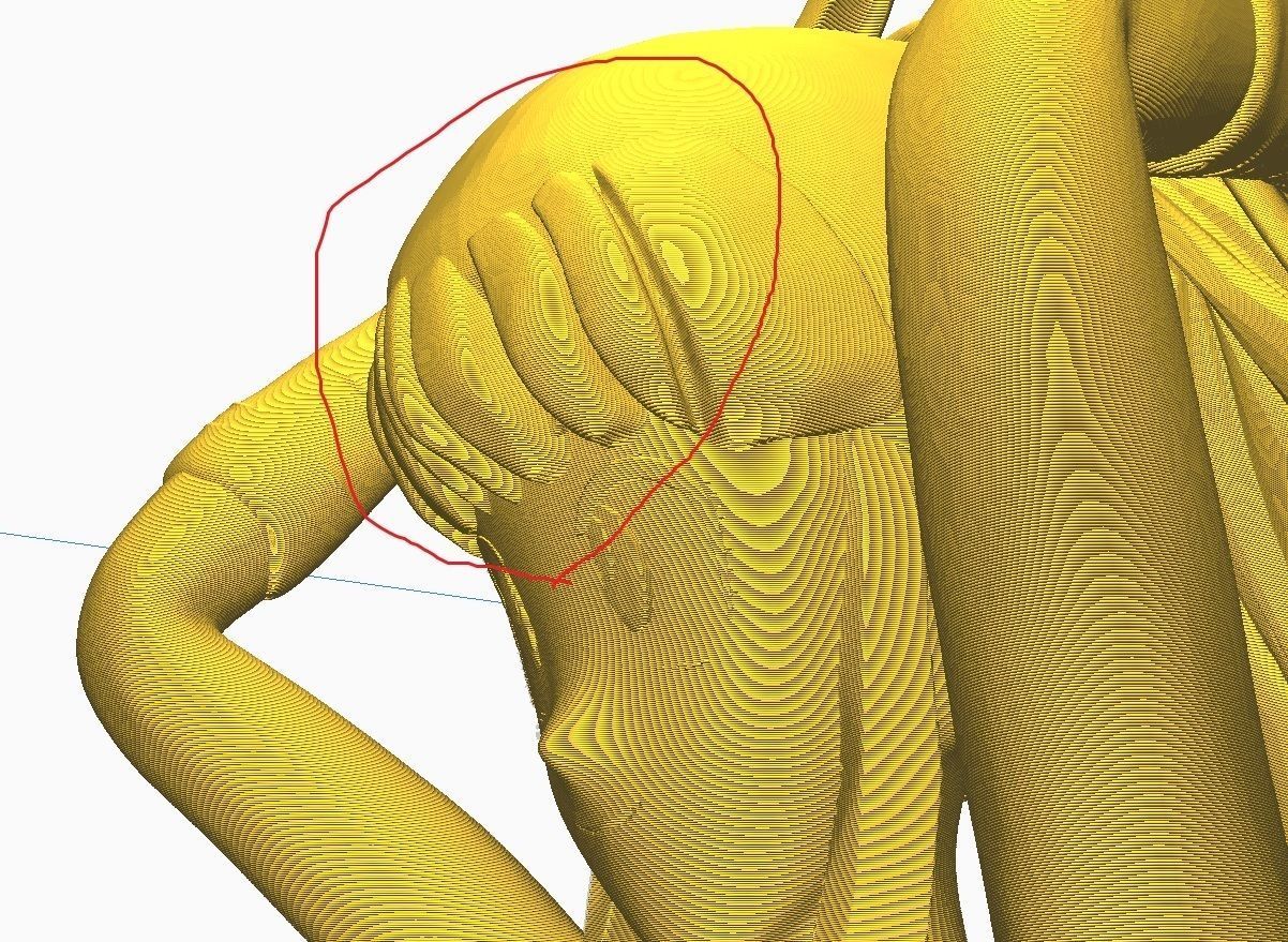 Dragonball Z Character - Sexy ChiChi 3D print model_59