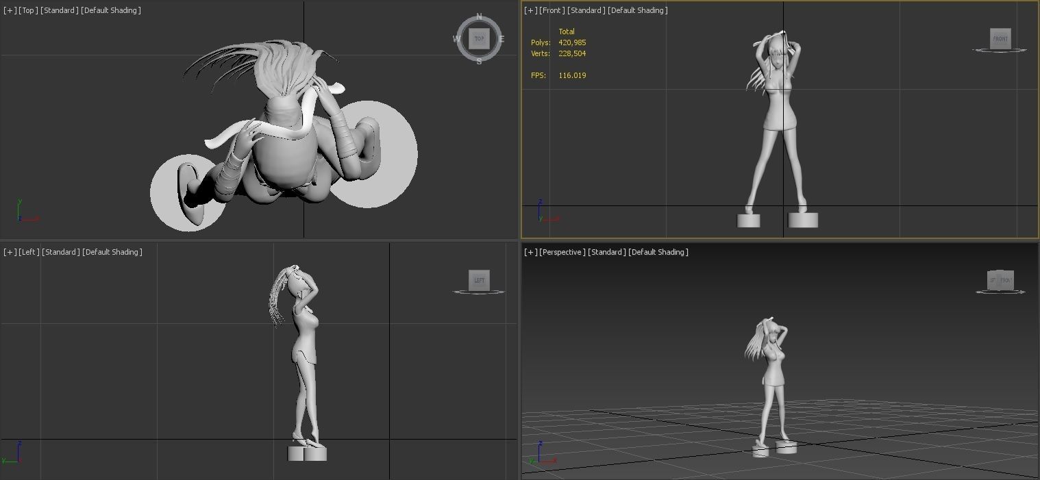 Dragonball Z Character - Sexy ChiChi 3D print model_52
