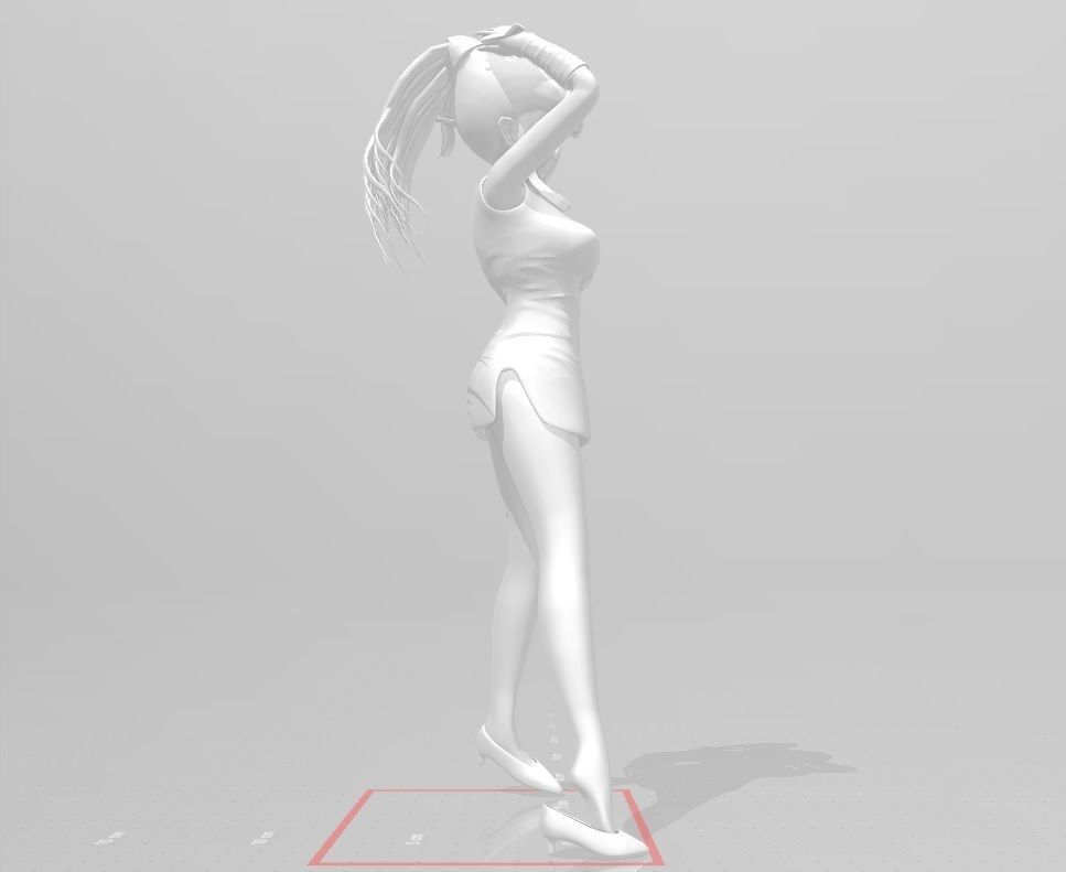 Dragonball Z Character - Sexy ChiChi 3D print model_24