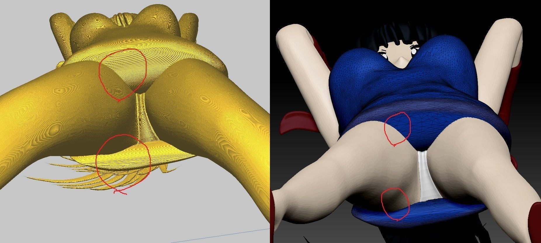 Dragonball Z Character - Sexy ChiChi 3D print model_58