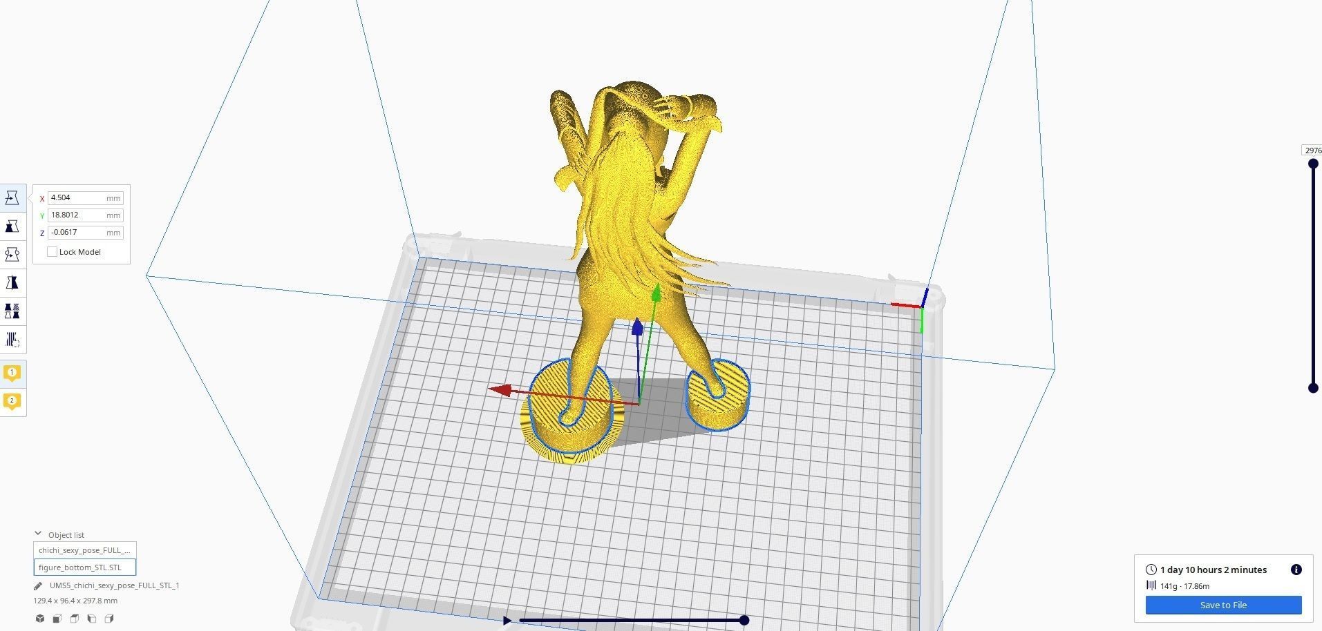 Dragonball Z Character - Sexy ChiChi 3D print model_48