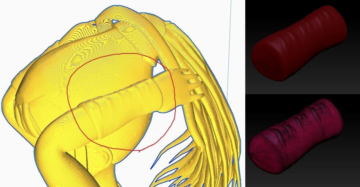 Dragonball Z Character - Sexy ChiChi 3D print model_56