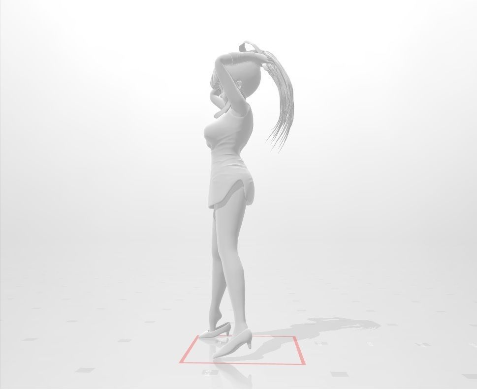 Dragonball Z Character - Sexy ChiChi 3D print model_22