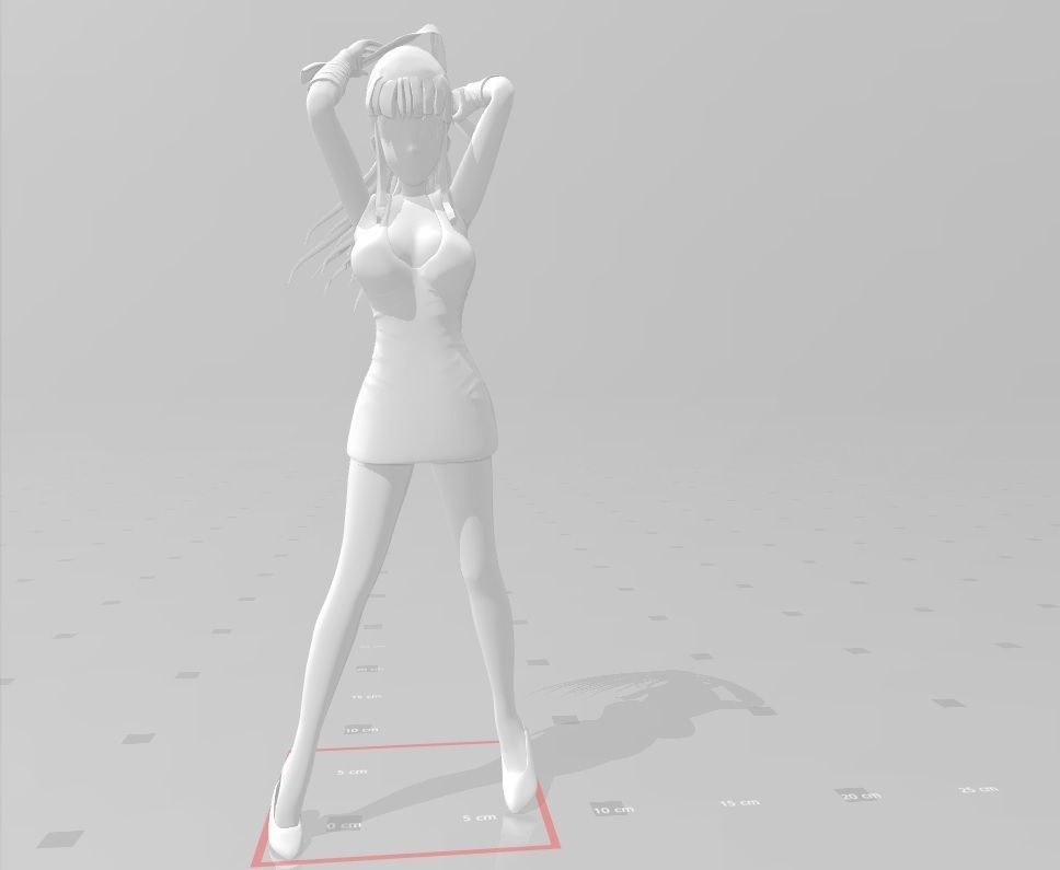 Dragonball Z Character - Sexy ChiChi 3D print model_21
