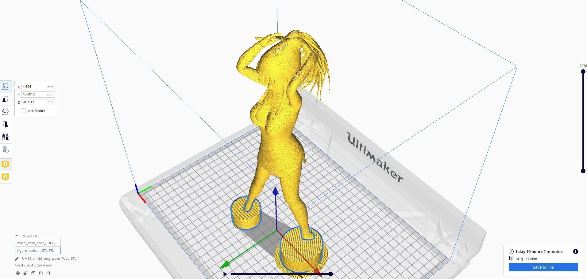 Dragonball Z Character - Sexy ChiChi 3D print model_49