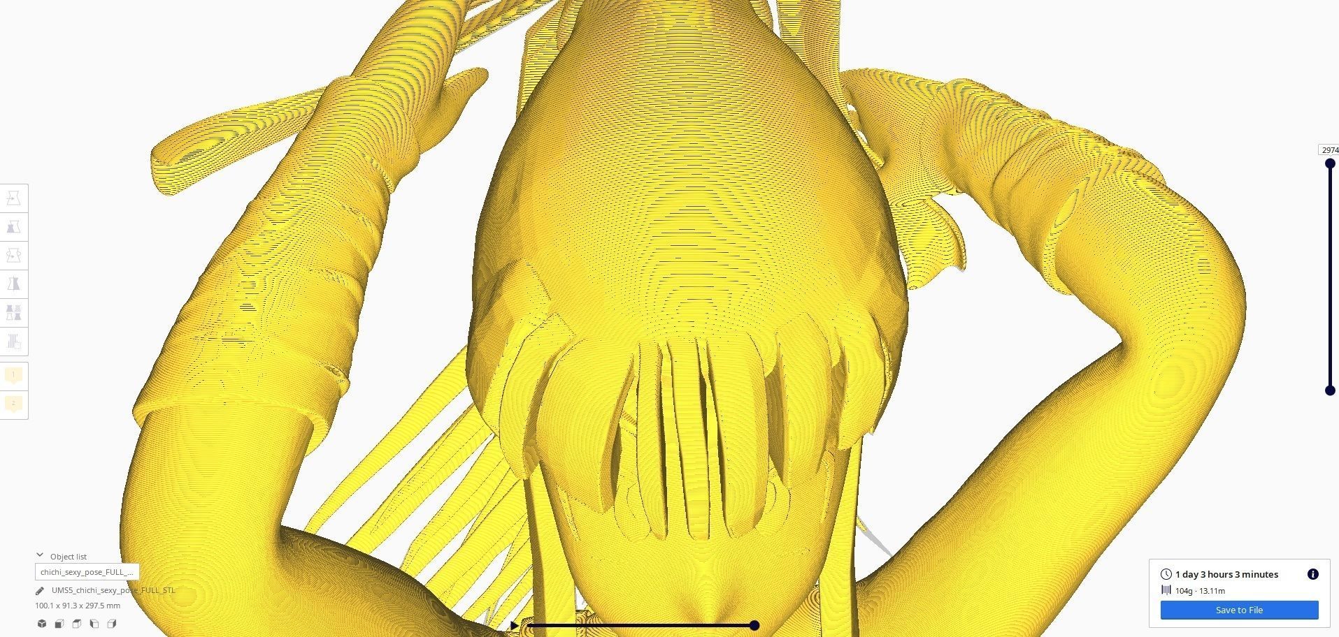 Dragonball Z Character - Sexy ChiChi 3D print model_41