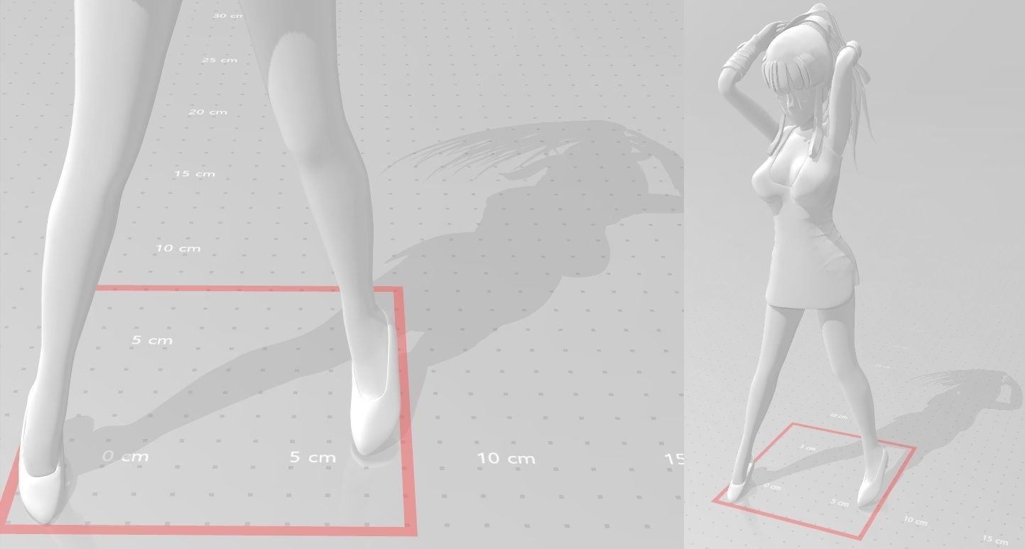 Dragonball Z Character - Sexy ChiChi 3D print model_12