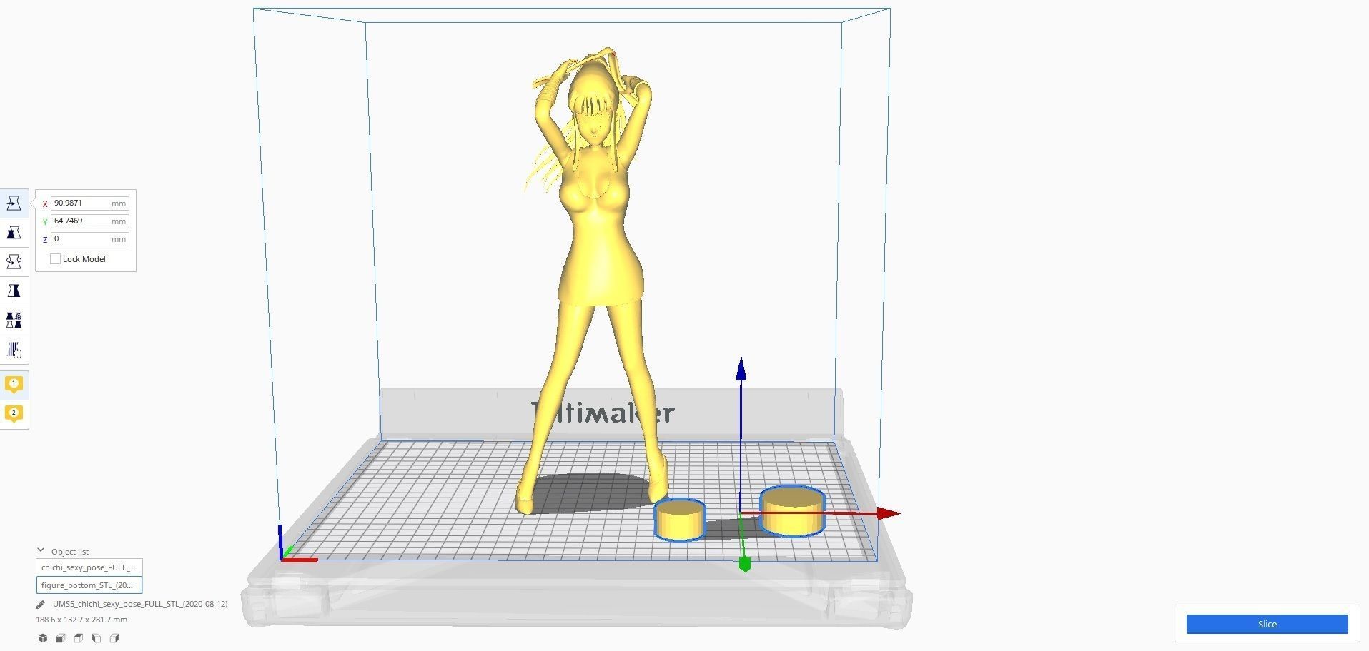 Dragonball Z Character - Sexy ChiChi 3D print model_51