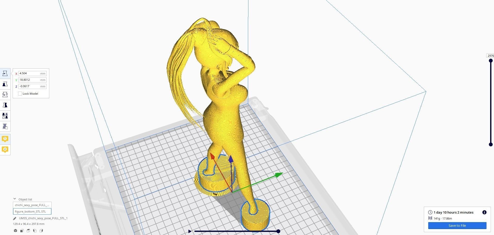 Dragonball Z Character - Sexy ChiChi 3D print model_50