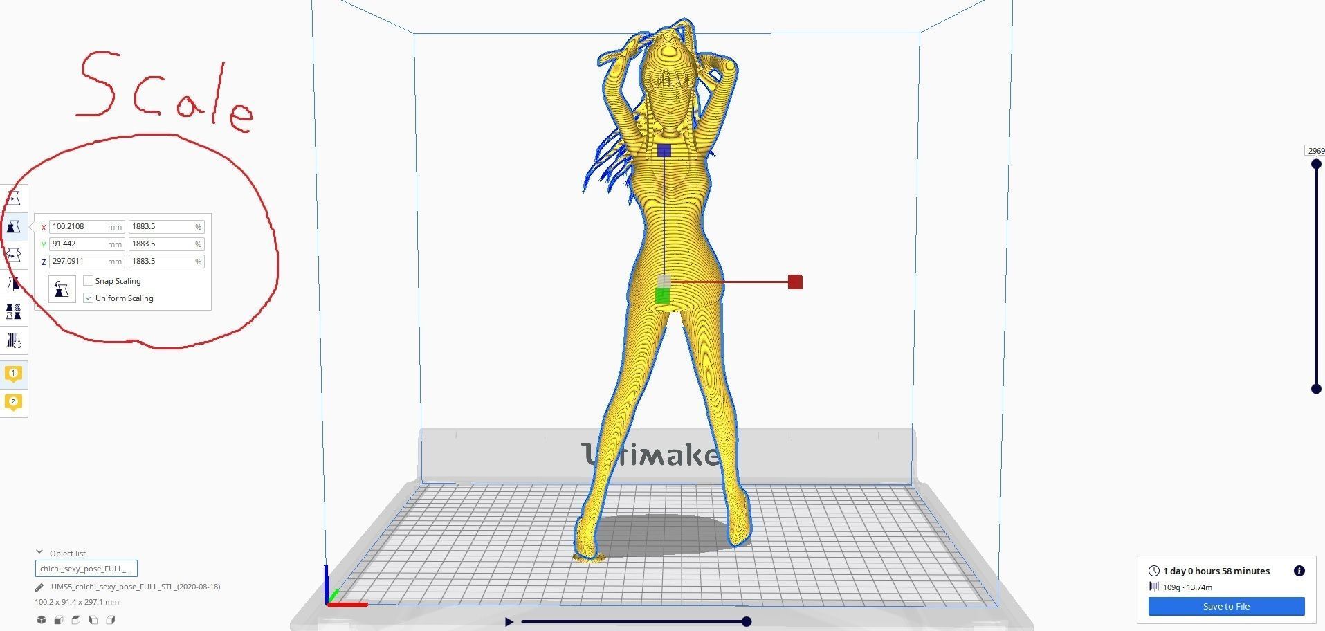 Dragonball Z Character - Sexy ChiChi 3D print model_53