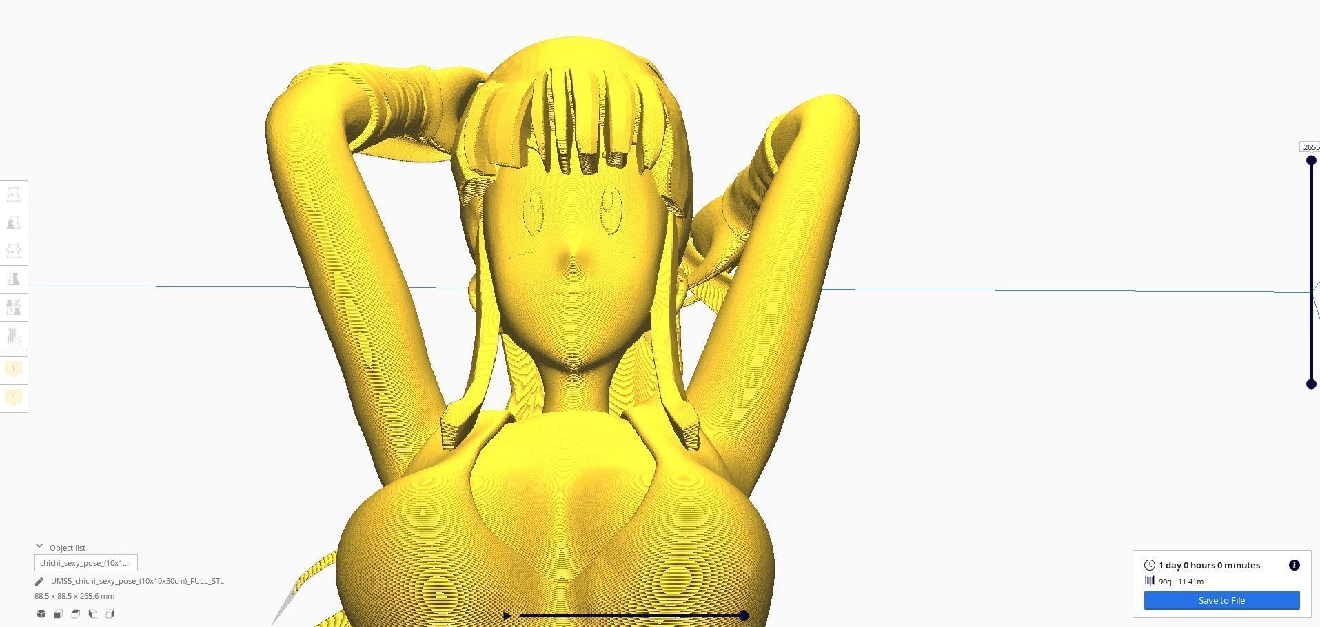 Dragonball Z Character - Sexy ChiChi 3D print model_31