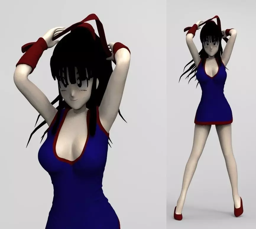 Dragonball Z Character - Sexy ChiChi 3D print model_0