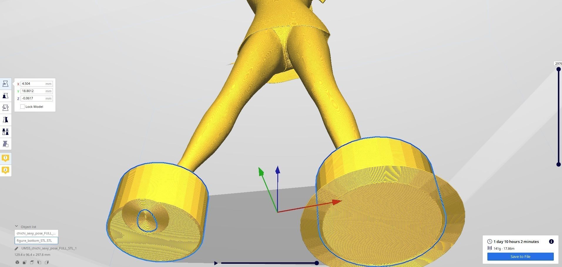 Dragonball Z Character - Sexy ChiChi 3D print model_46