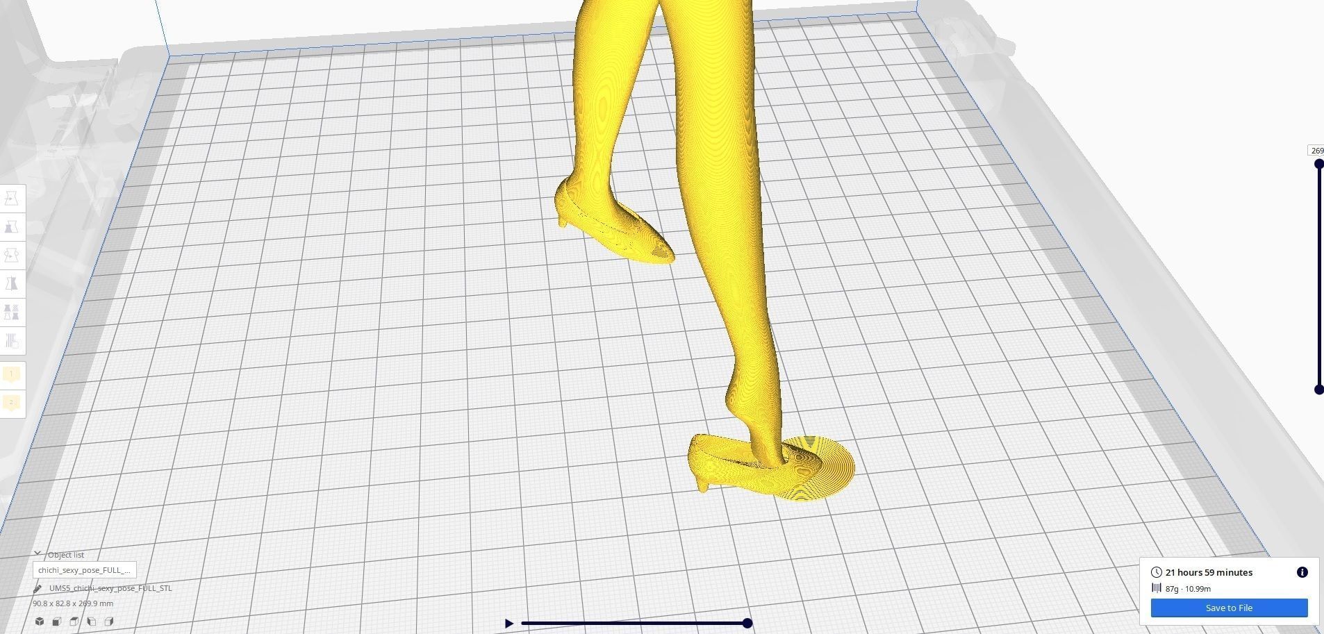 Dragonball Z Character - Sexy ChiChi 3D print model_35