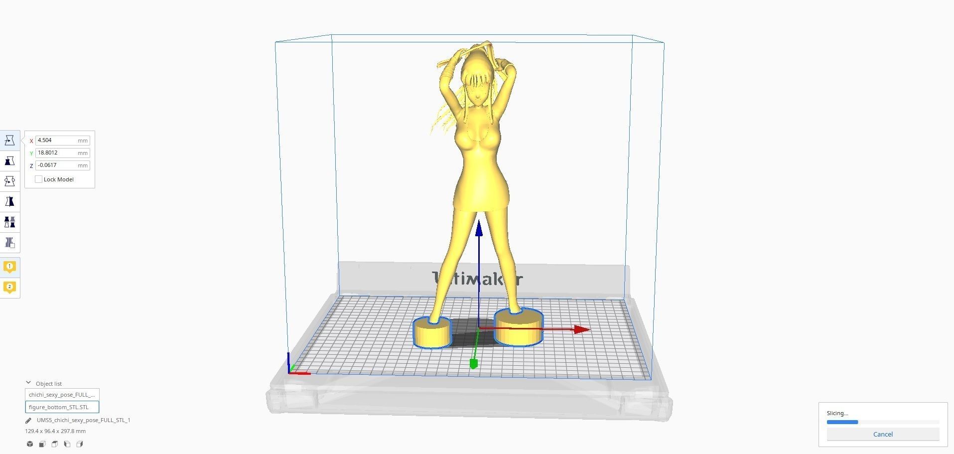 Dragonball Z Character - Sexy ChiChi 3D print model_44