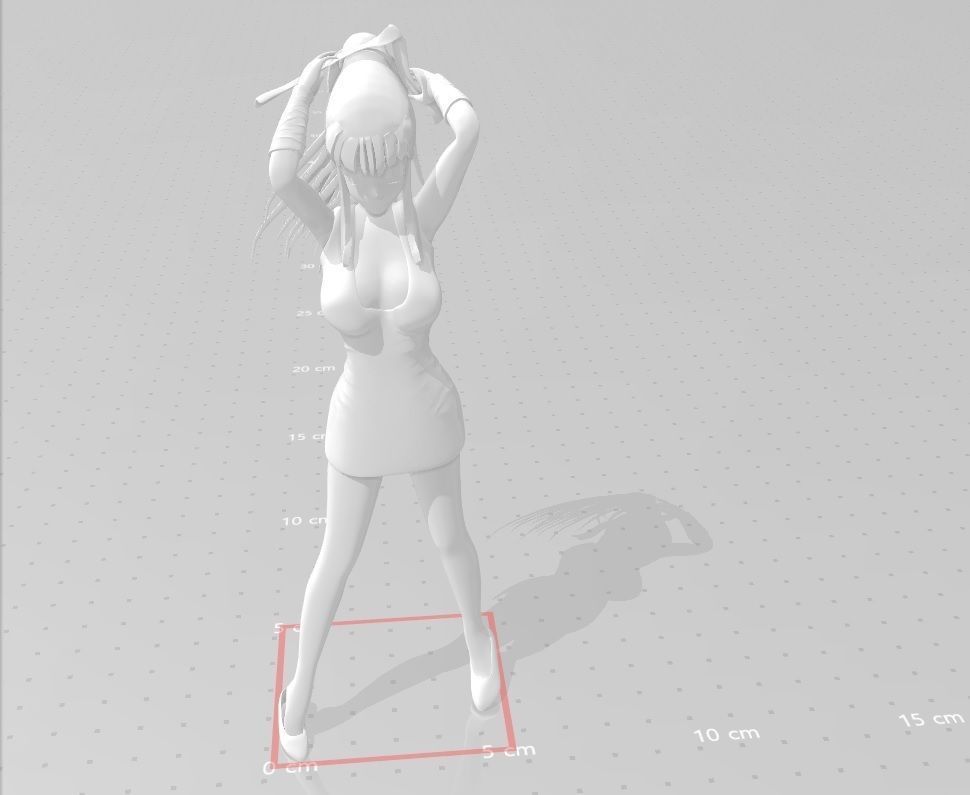 Dragonball Z Character - Sexy ChiChi 3D print model_15