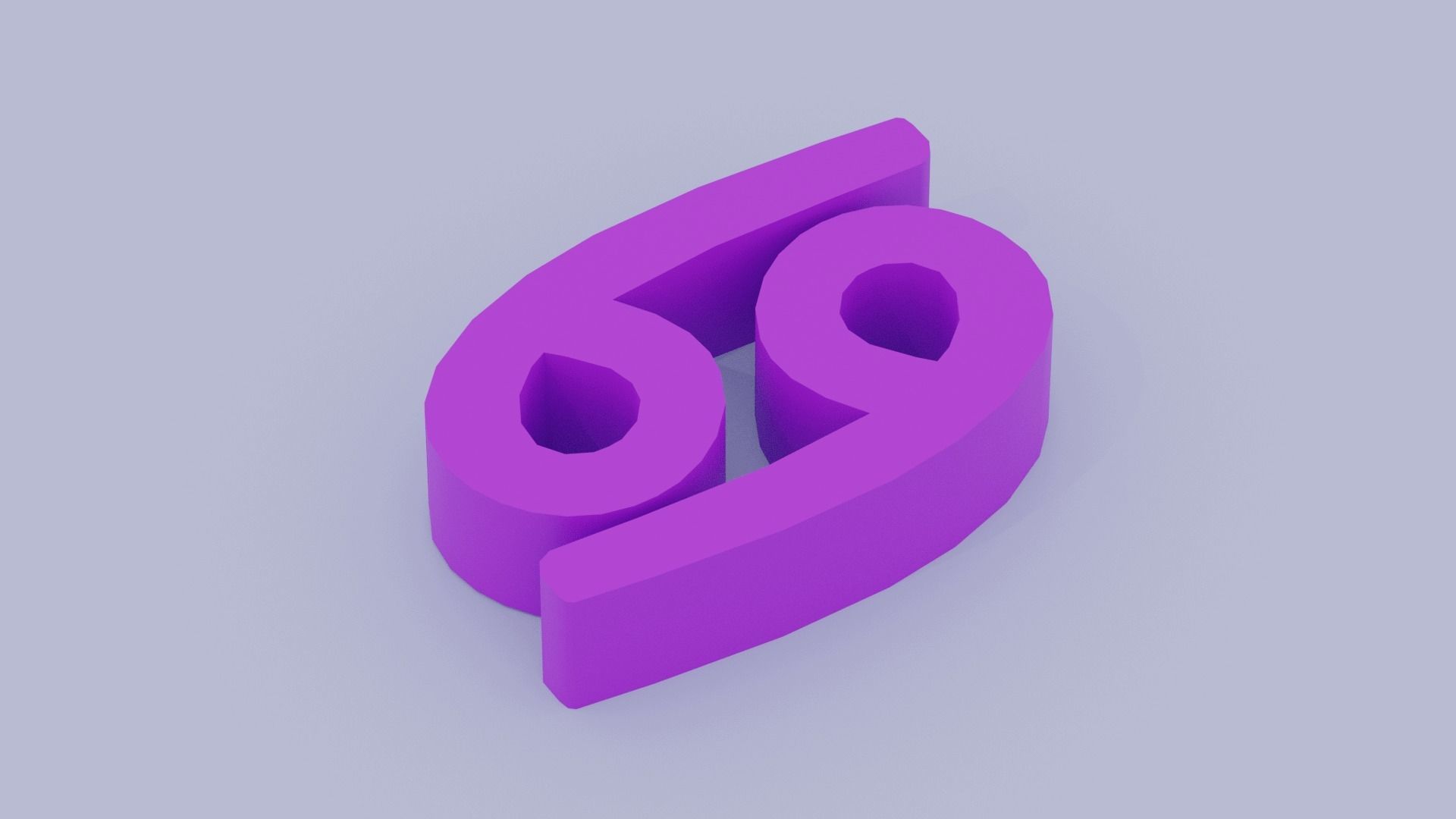 Lowpoly Zodiac Symbols Low-poly 3D model_5