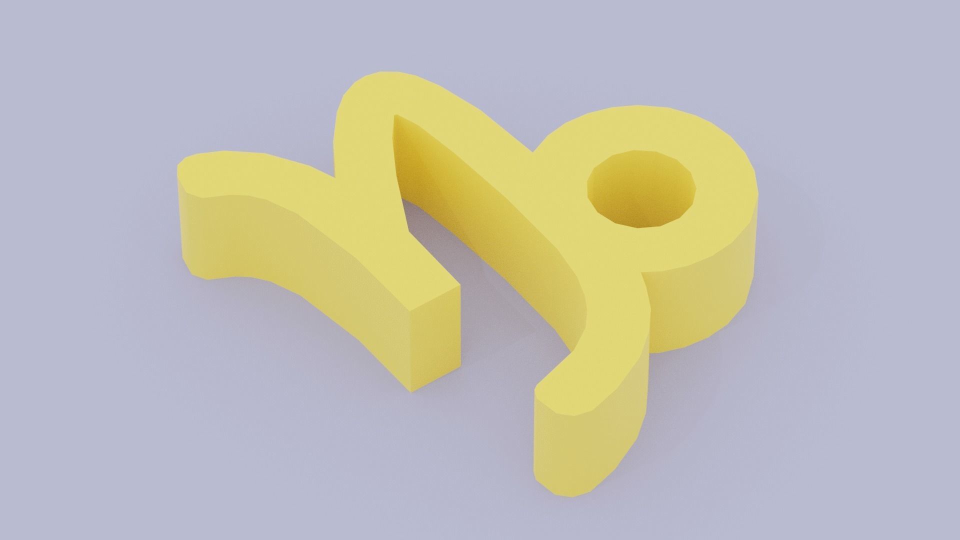 Lowpoly Zodiac Symbols Low-poly 3D model_11