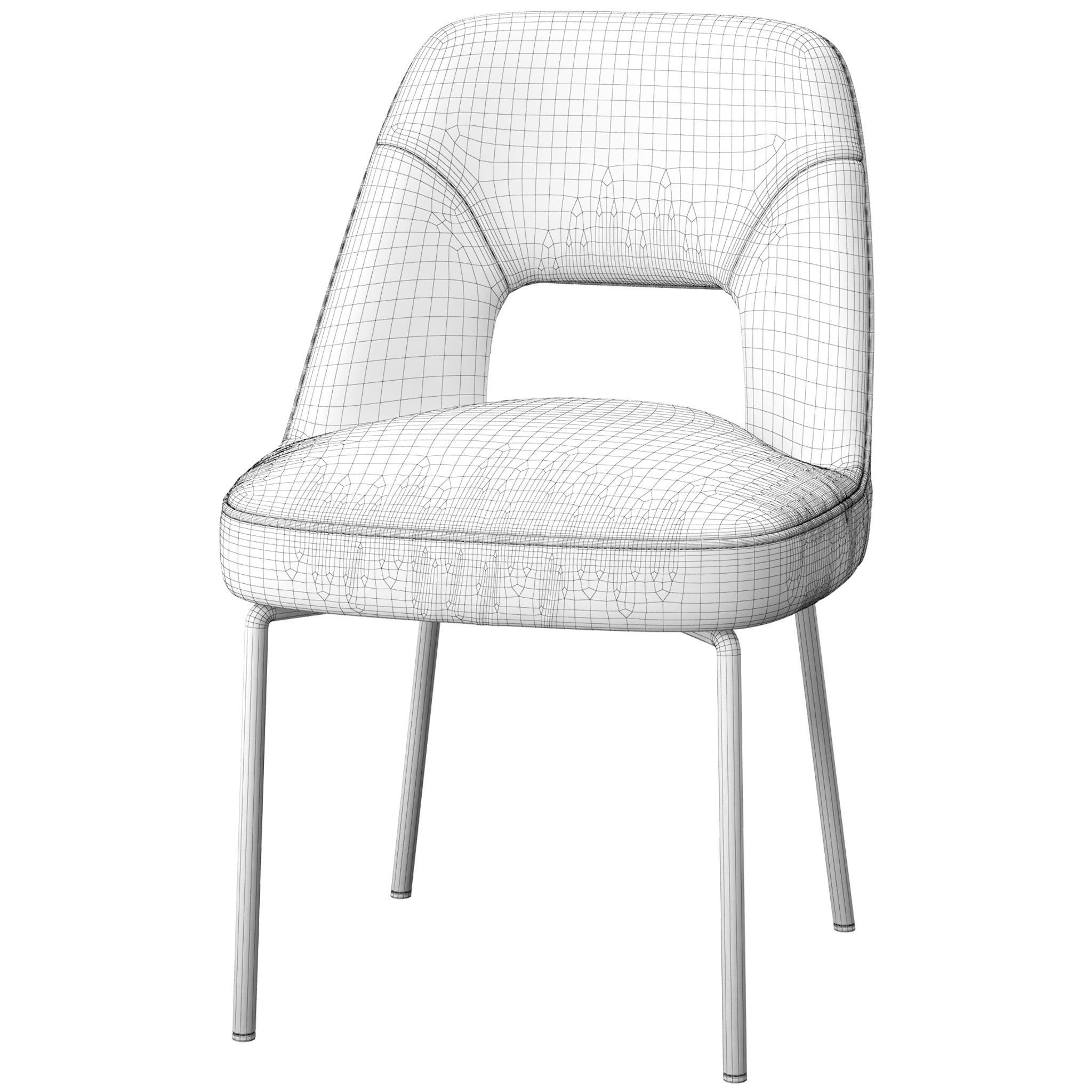 Joyce chair by Flexform 3D model_4