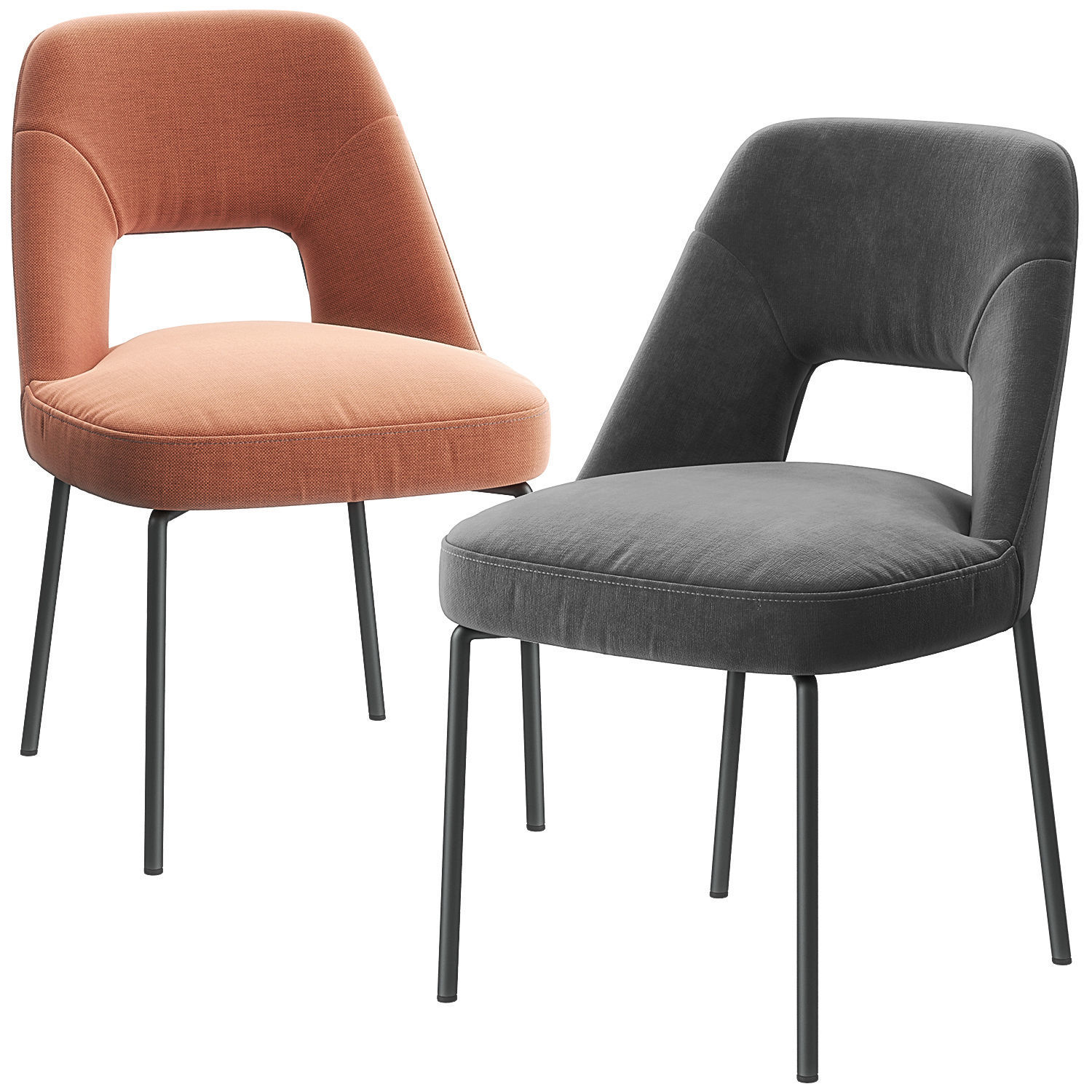 Joyce chair by Flexform 3D model_3