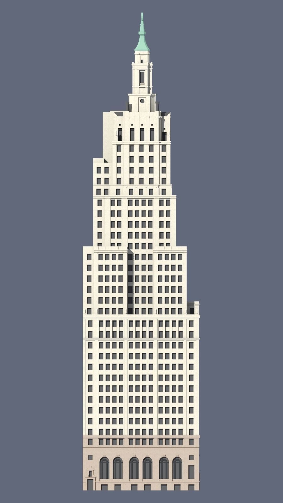 48 Wall Street Free 3D print model_2