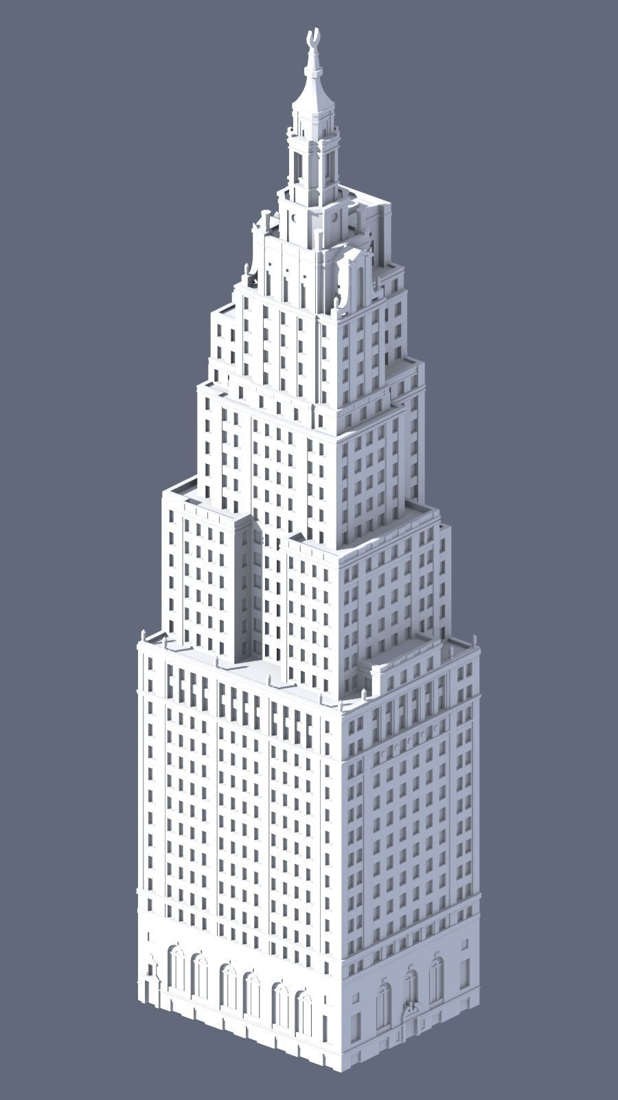 48 Wall Street Free 3D print model_4