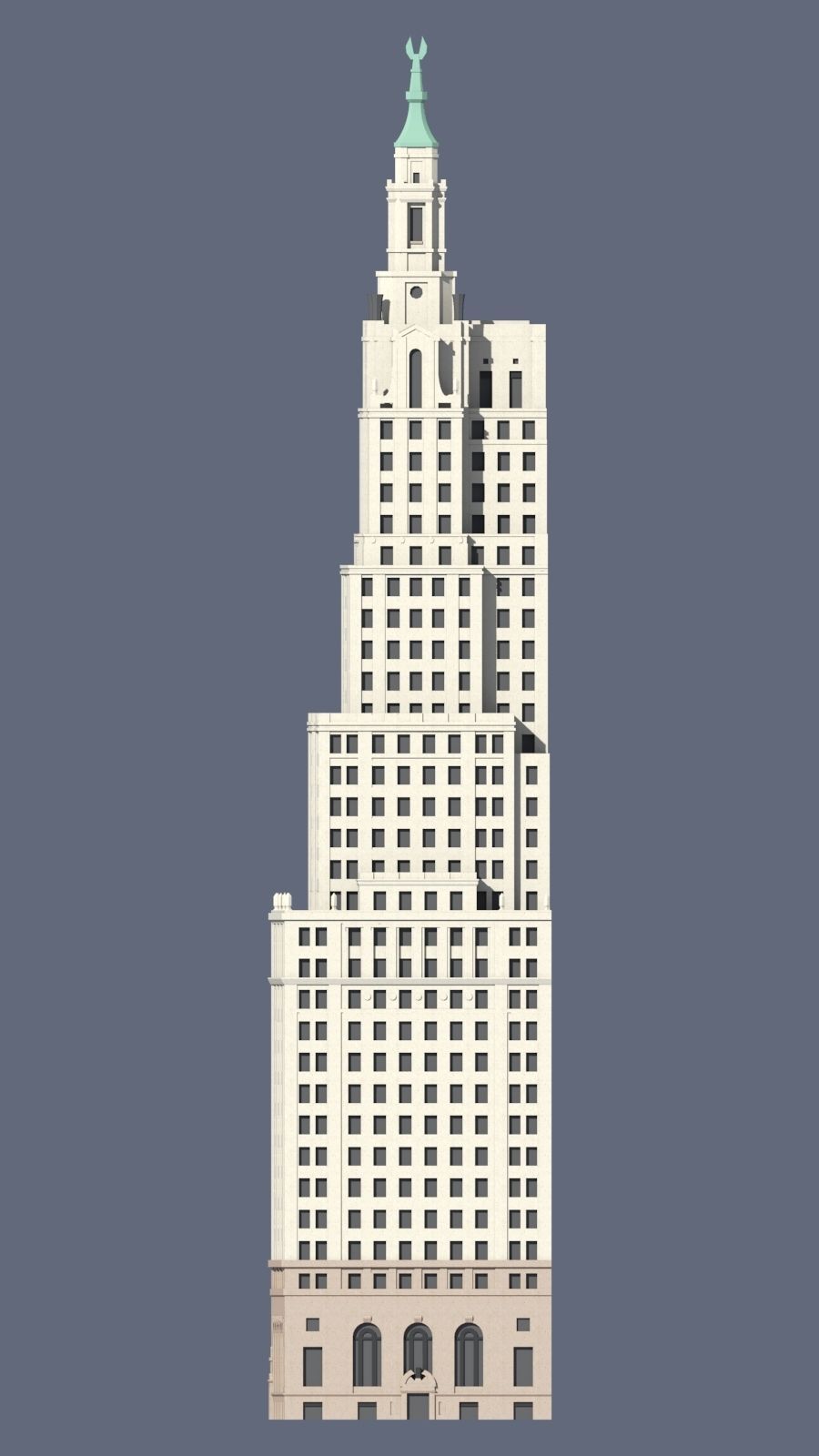 48 Wall Street Free 3D print model_3