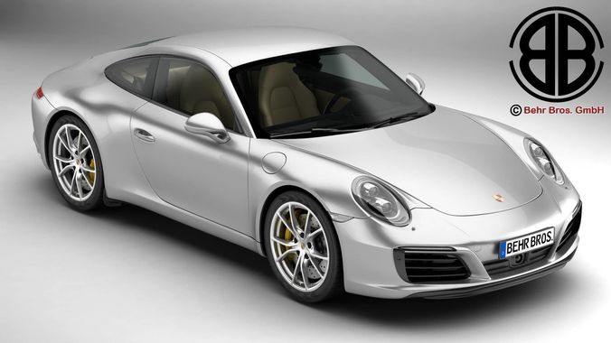Porsche 911 Carrera 2017 3D model