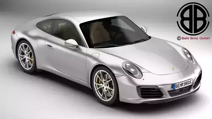 Porsche 911 Carrera 2017 3D model