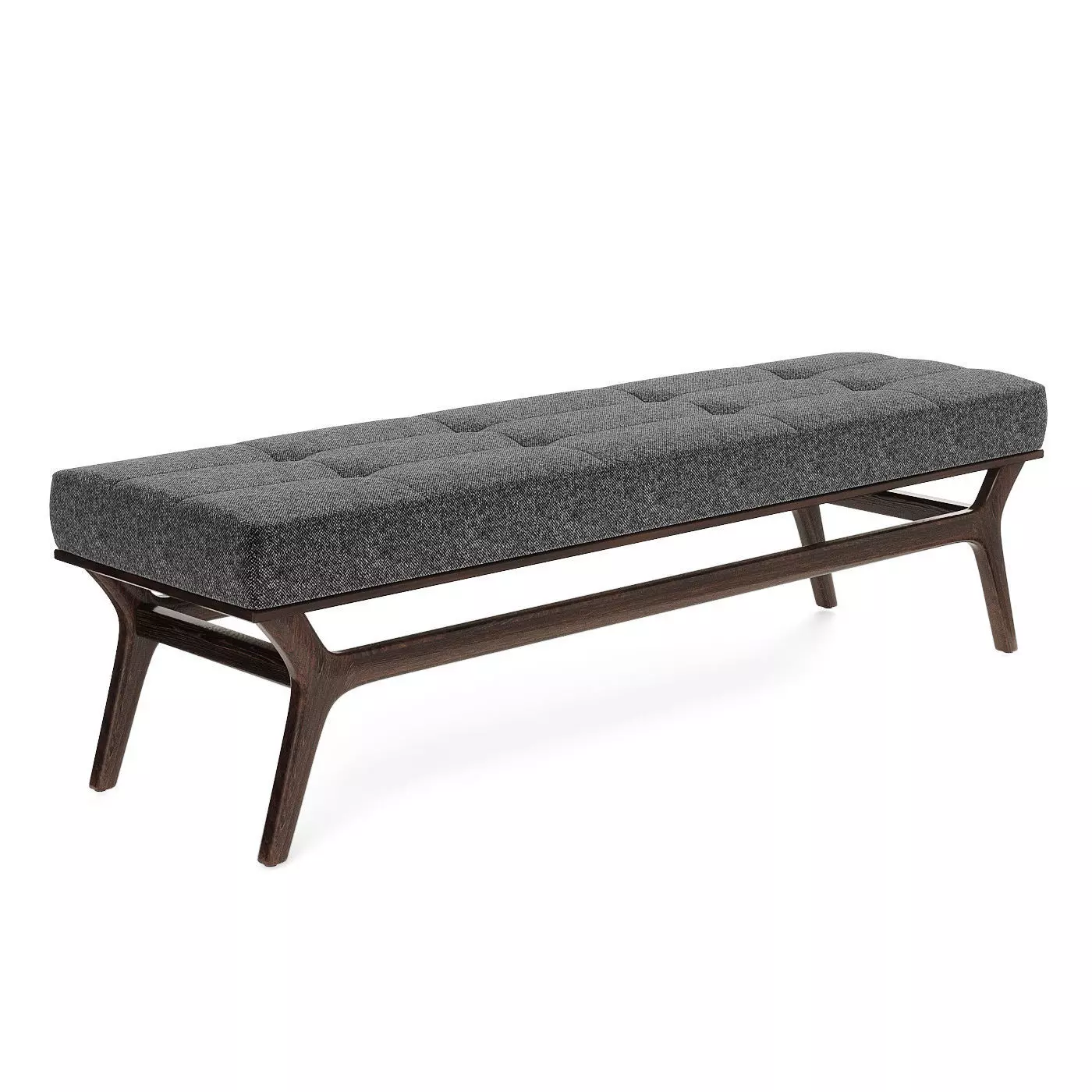  Anees upholstery Verona bench  3D model_0