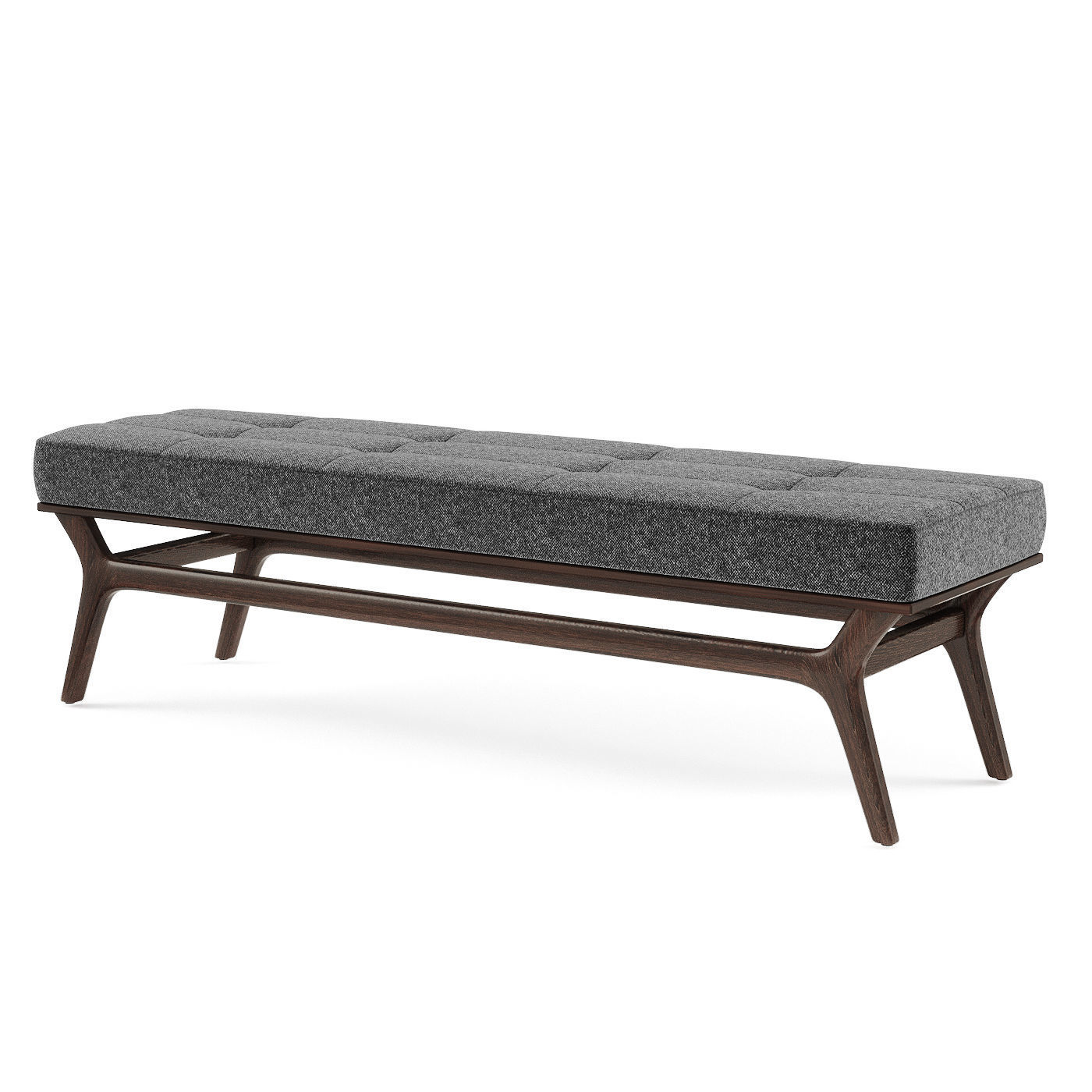  Anees upholstery Verona bench  3D model_1