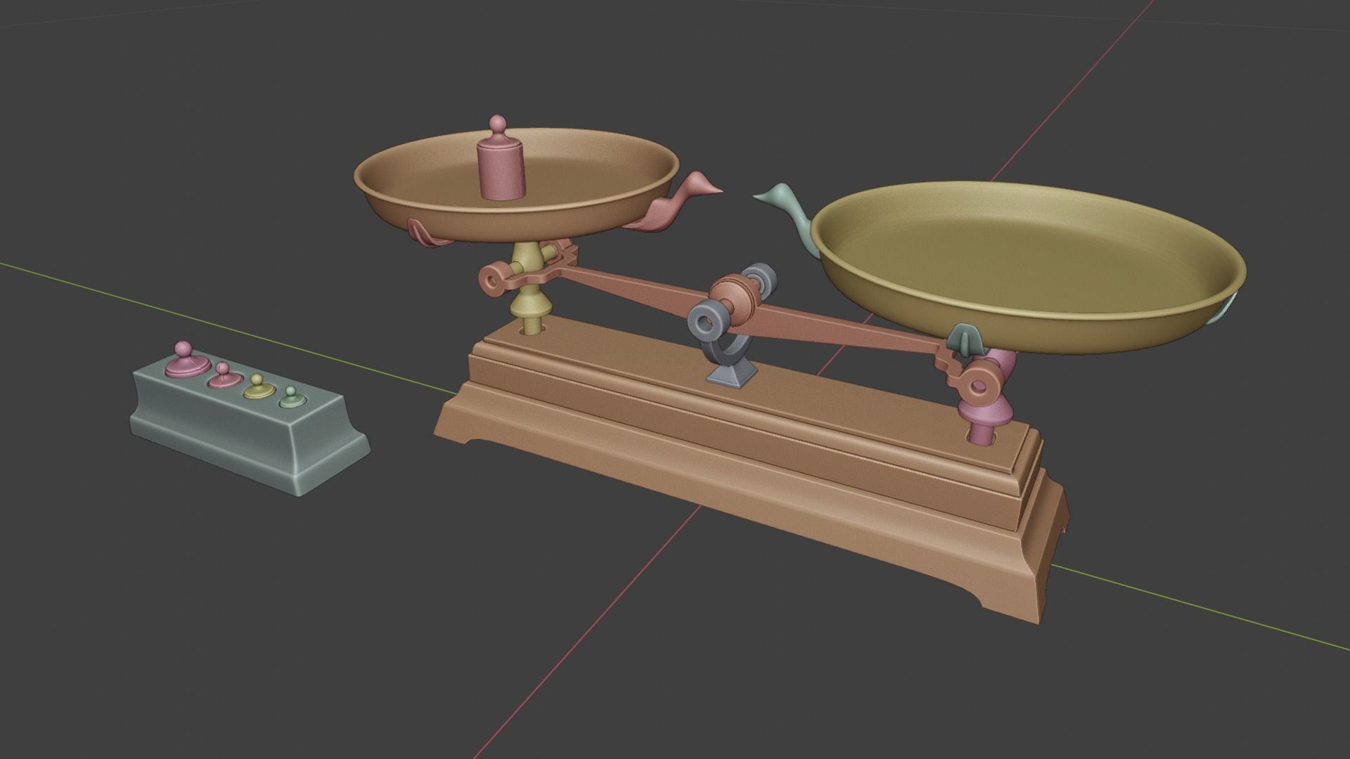 Vintage Toy Balance Joal 3D print model_13