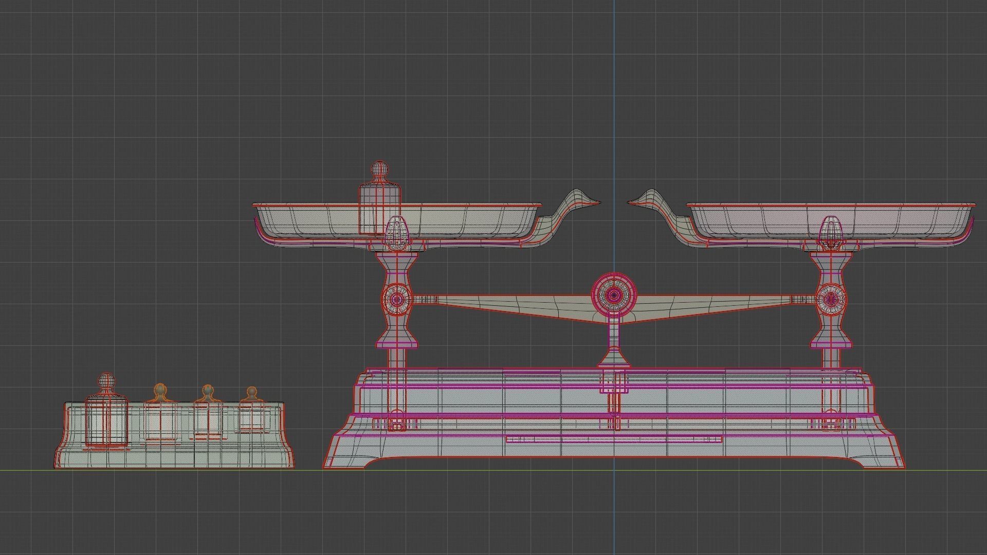 Vintage Toy Balance Joal 3D print model_3