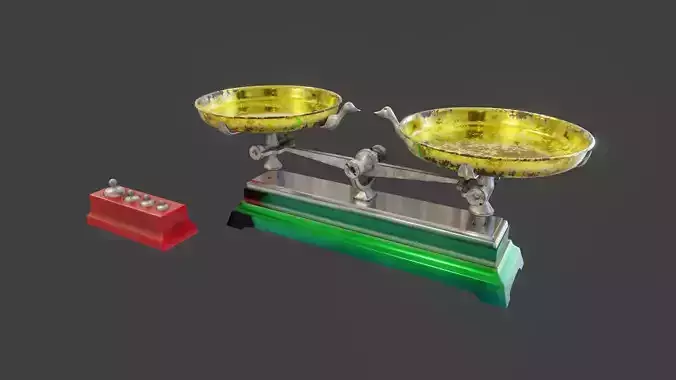 Vintage Toy Balance Joal 3D print model